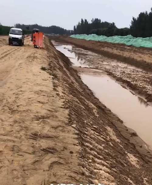 唐山乐亭县河道降水